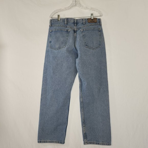 Vintage WRANGLER GORPCORE Festival Straight Leg Hi-Rise UNISEX Jeans Size 34X29 - Picture 2 of 16